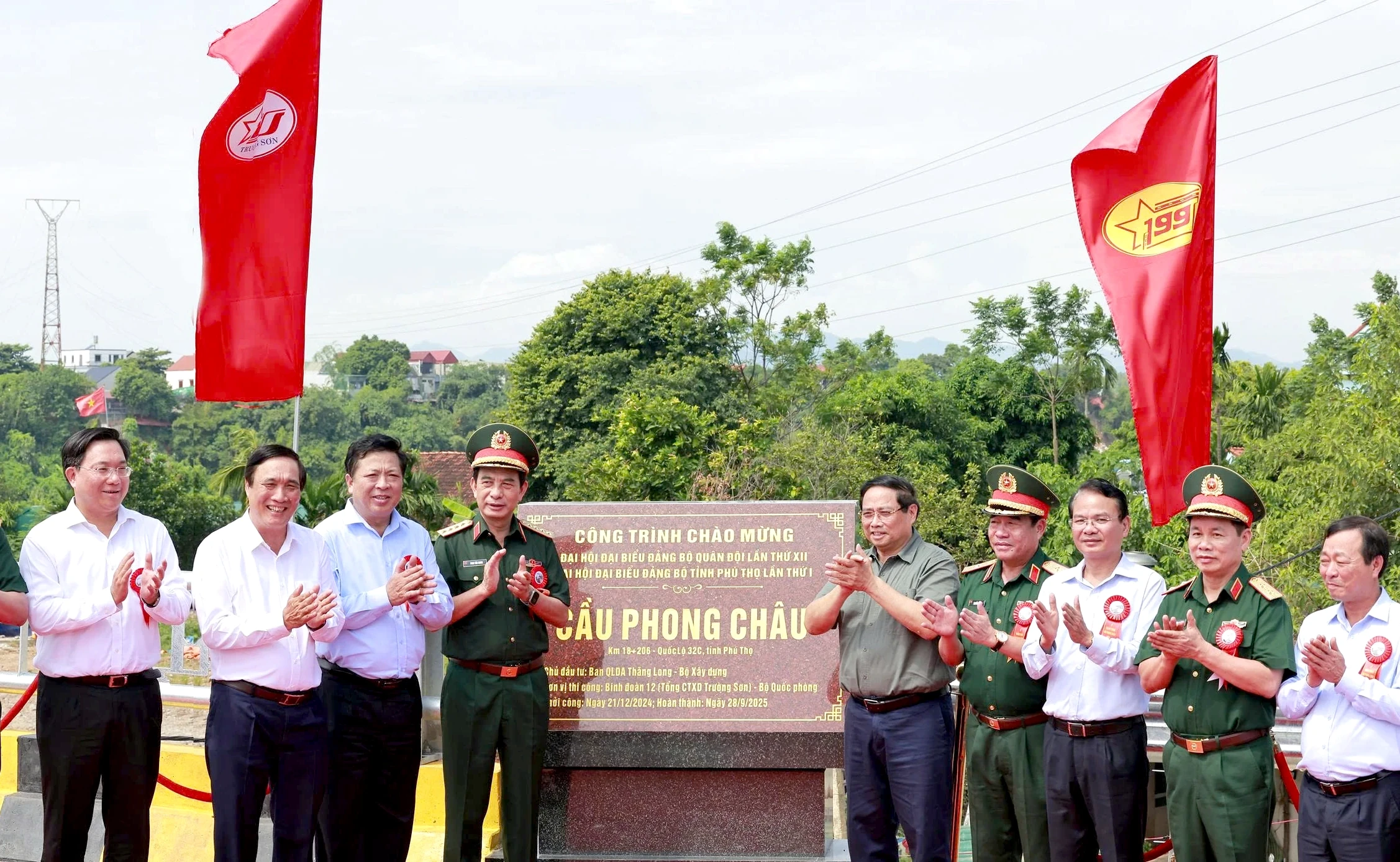 Khánh thành cầu Phong Châu, quốc lộ 32C, tỉnh Phú Thọ