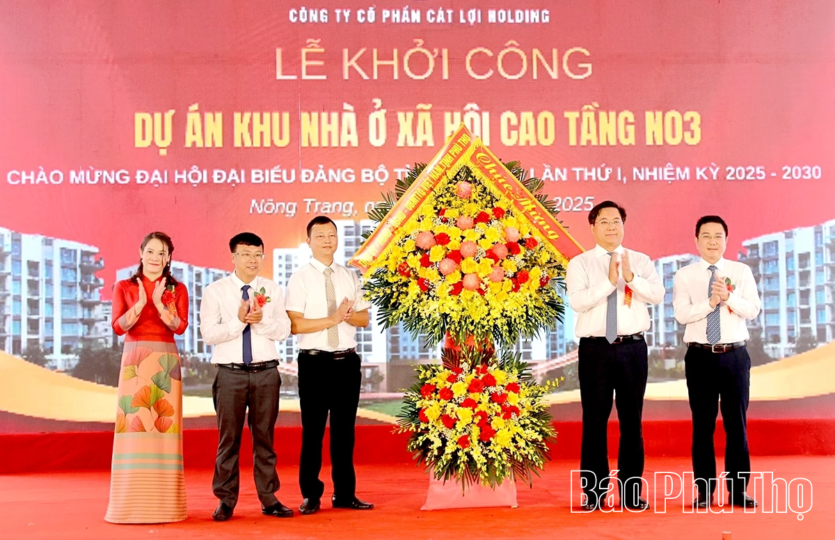 Khởi công Dự án Khu nhà ở xã hội cao tầng NO3