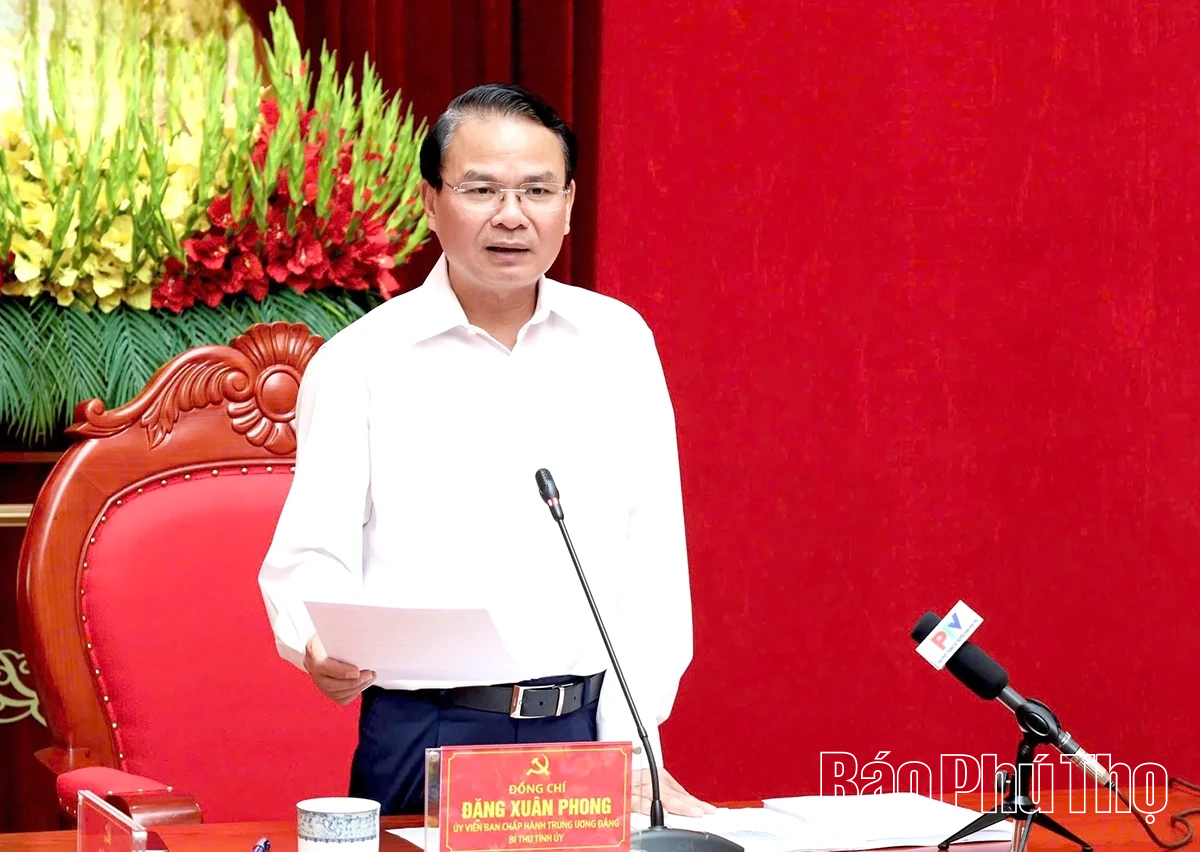 Bí thư Tỉnh ủy Đặng Xuân Phong chỉ đạo đẩy mạnh khoa học công nghệ, đổi mới sáng tạo và chuyển đổi số