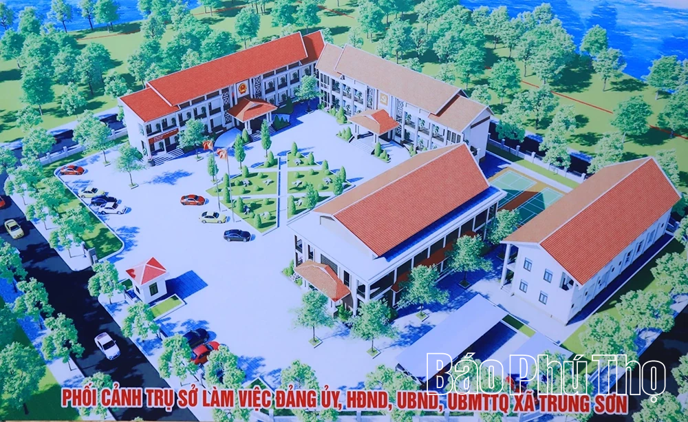Khởi công xây dựng trụ sở làm việc của Đảng ủy, HĐND, UBND, Ủy ban MTTQ xã Trung Sơn