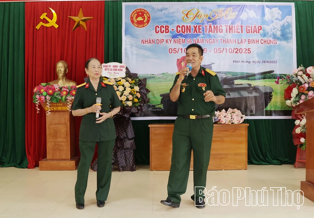 Gặp mặt Cựu chiến binh - Cựu quân nhân xe tăng thiết giáp