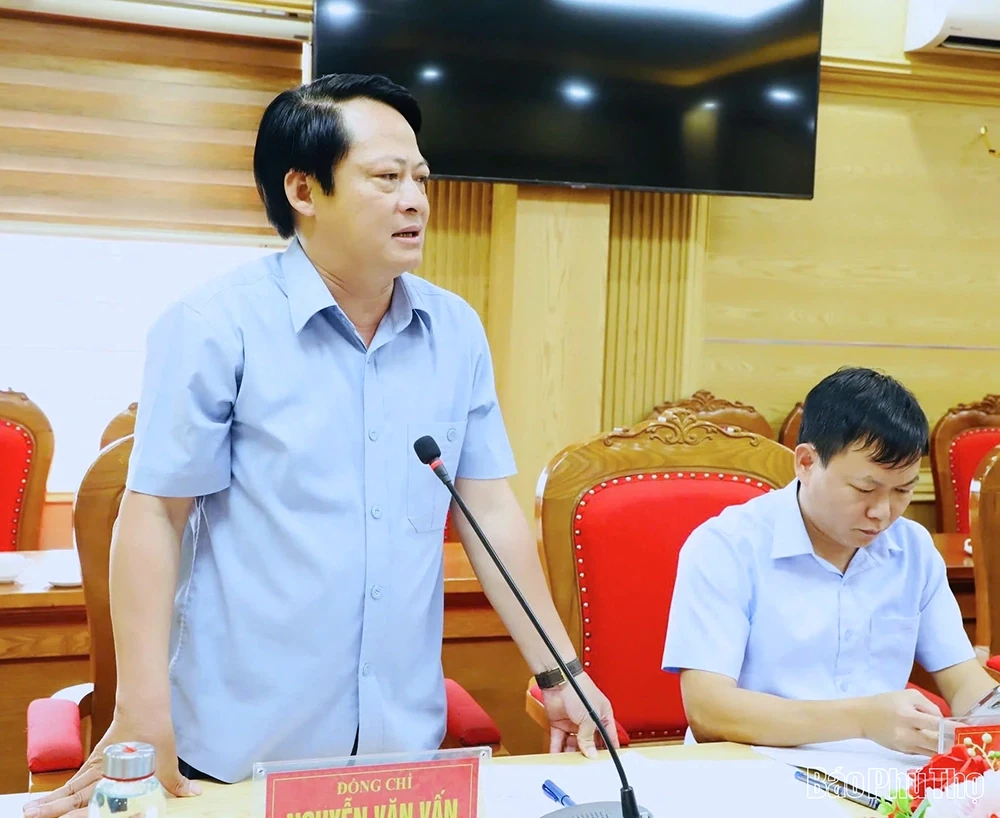 Đoàn giám sát của Ban Thường vụ Tỉnh ủy làm việc tại xã Đoan Hùng