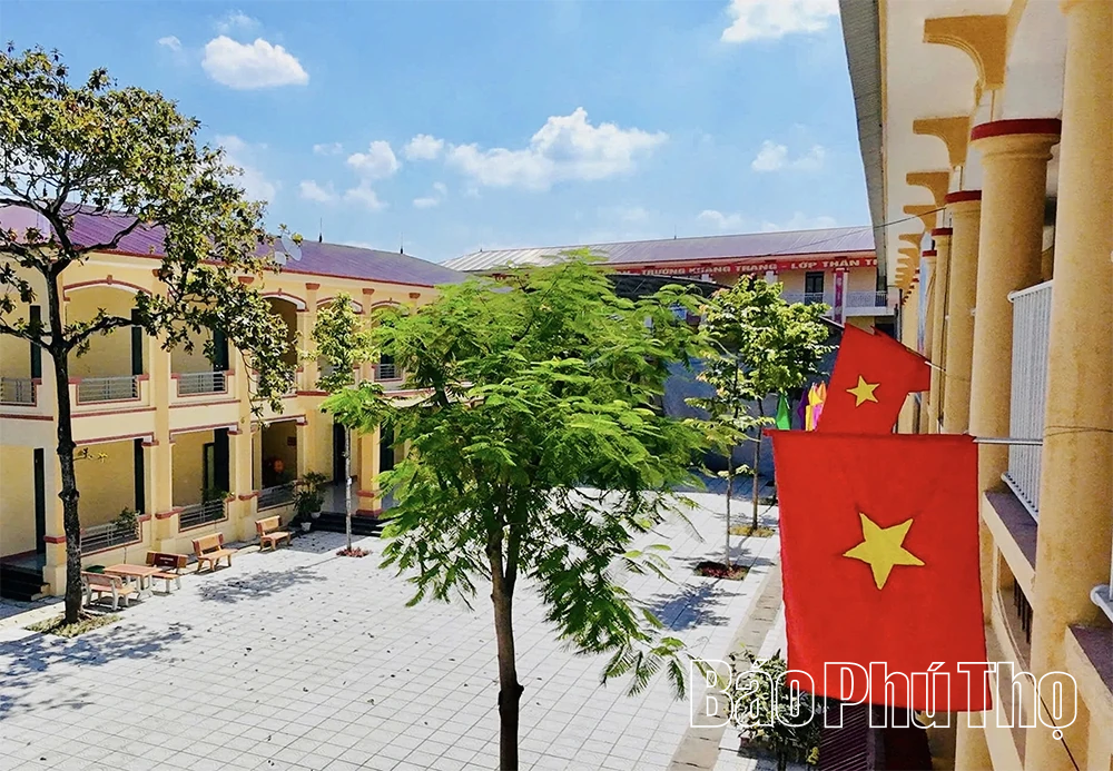 Năm học mới ở Trường Tiểu học Tân Phượng