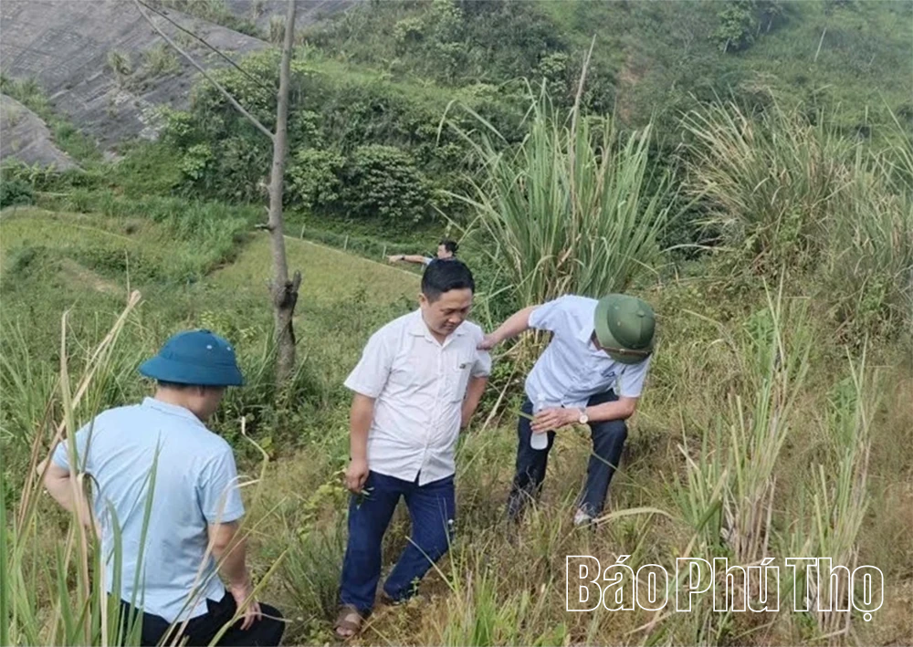 Xuất hiện vết nứt dài 100 m trên núi, đe dọa an toàn giao thông Quốc lộ 6 qua xã Pà Cò
