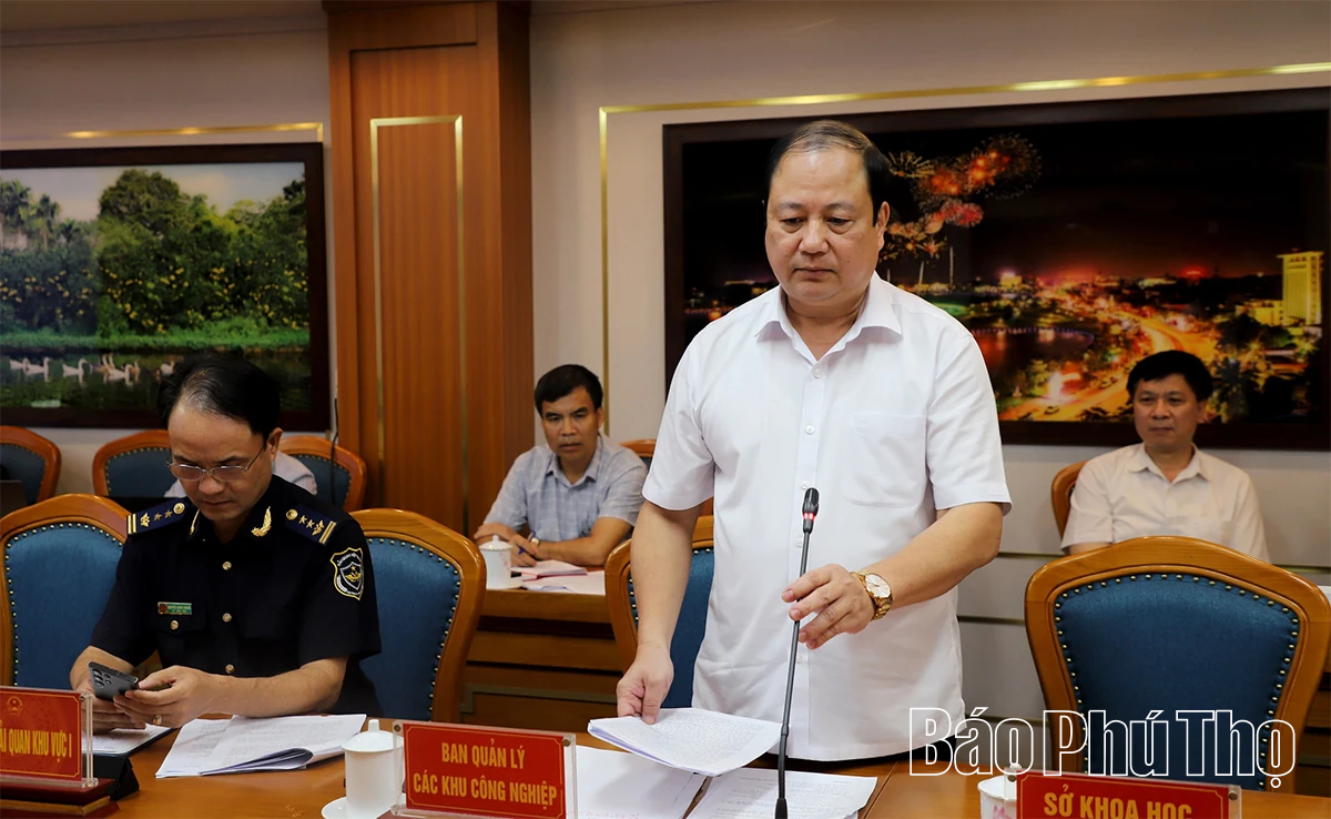 Tập trung phát triển, đưa Phú Thọ trở thành trung tâm logistics vùng