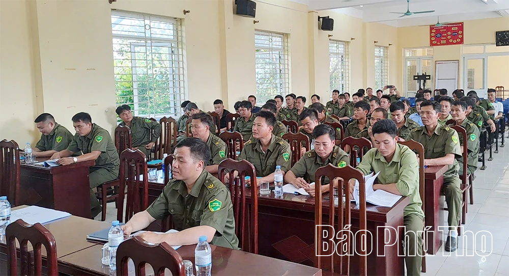 Trang bị kiến thức, nghiệp vụ cho lực lượng tham gia bảo vệ an ninh trật tự ở cơ sở