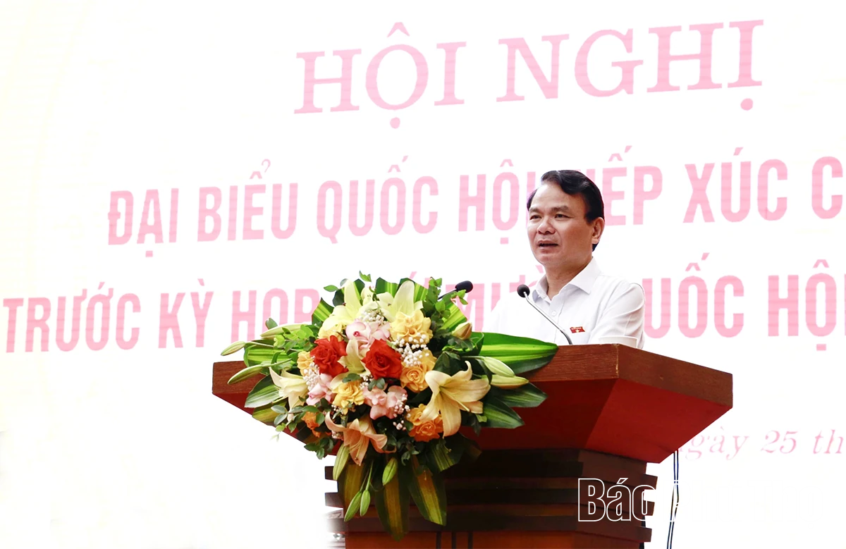 Đoàn đại biểu Quốc hội tỉnh tiếp xúc cử tri trước kỳ họp thứ 10, Quốc hội khóa XV