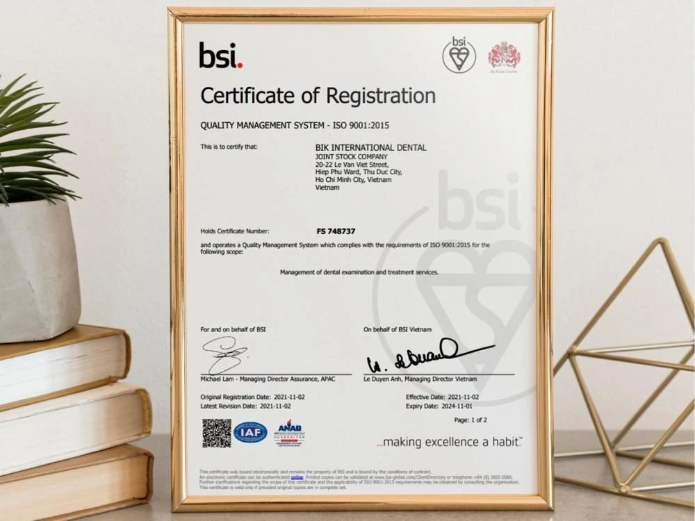 Dịch vụ niềng răng mắc cài sứ tại Nha khoa Quốc Tế BIK