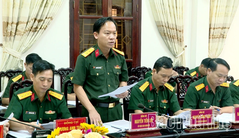 Đảng ủy Quân sự tỉnh ra nghị quyết Quý 4 năm 2025