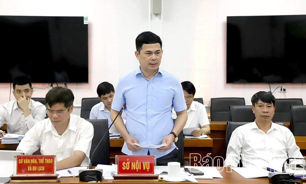 Hội nghị về sắp xếp đơn vị bên trong các cơ quan, tổ chức hành chính trên địa bàn tỉnh