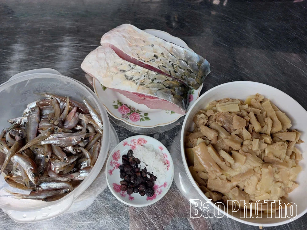 Món cá ốch đồ măng chua - nhung nhớ hương vị núi rừng