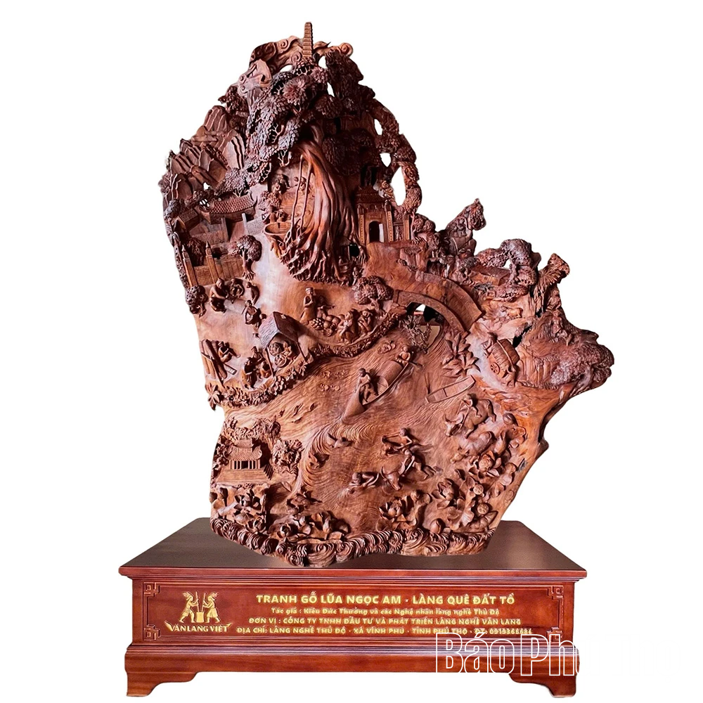 Kiệt tác “Làng quê Đất Tổ” tỏa sáng trong ngày hội lớn