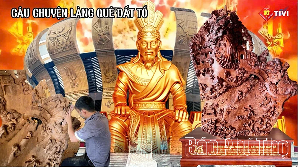 Kiệt tác “Làng quê Đất Tổ” tỏa sáng trong ngày hội lớn