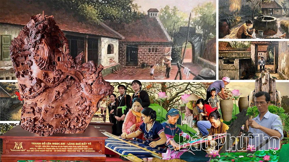 Kiệt tác “Làng quê Đất Tổ” tỏa sáng trong ngày hội lớn