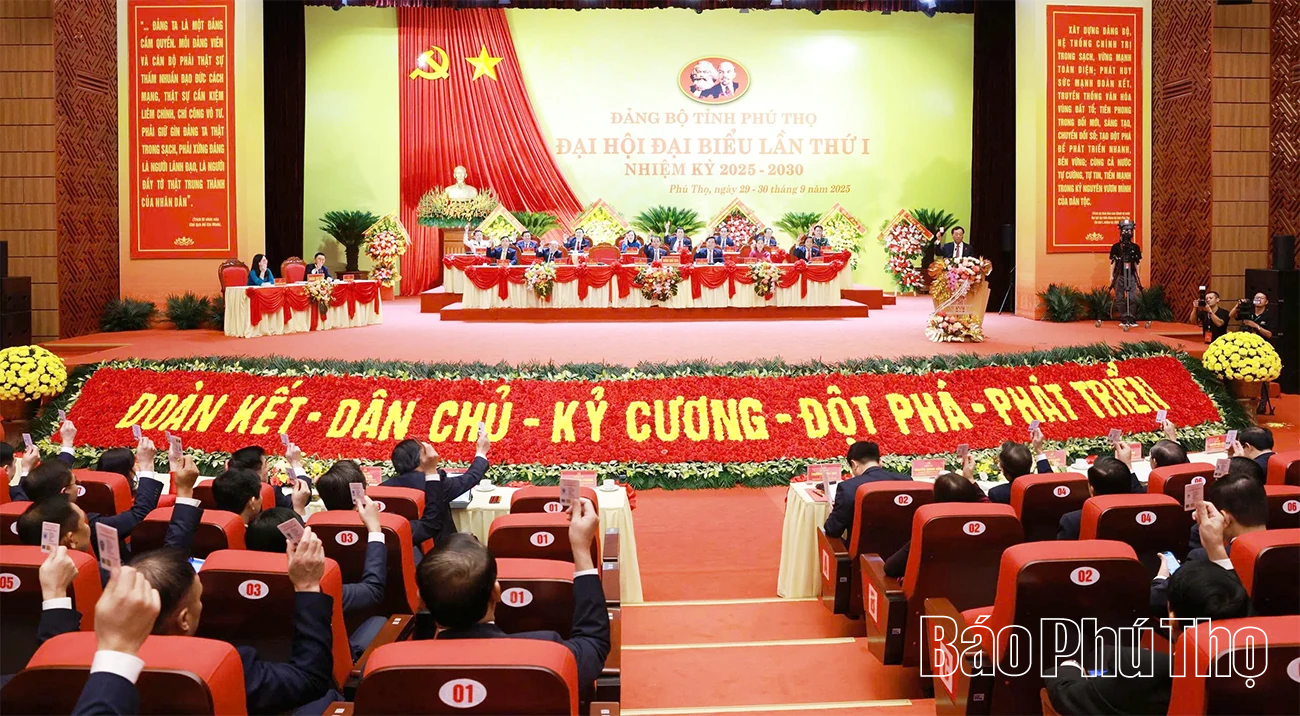 Đại hội đại biểu Đảng bộ tỉnh khoá I, nhiệm kỳ 2025 – 2030 thành công tốt đẹp
