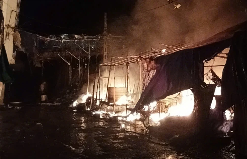 Dập tắt liên tiếp 2 vụ cháy trong đêm