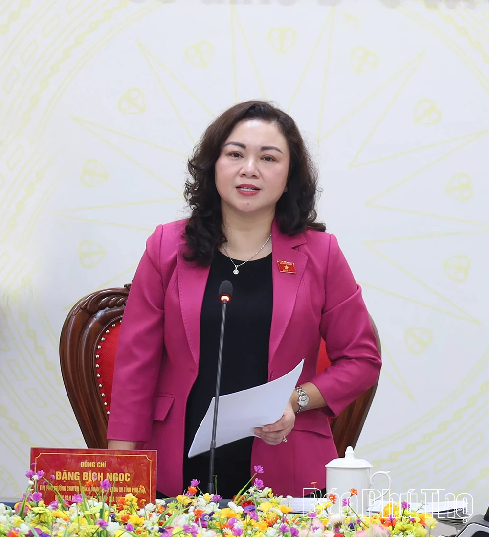 Đoàn đại biểu Quốc hội tỉnh lấy ý kiến đóng góp vào các dự thảo luật trình kỳ họp thứ 10, Quốc hội khóa XV