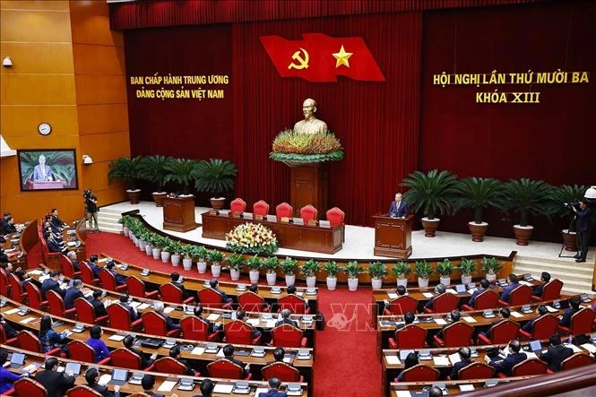 Bế mạc Hội nghị lần thứ 13 Ban Chấp hành Trung ương Đảng khóa XIII