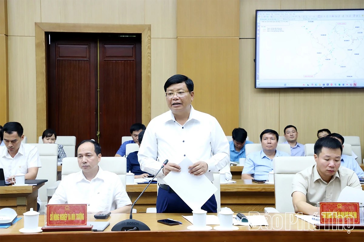 Đẩy nhanh tiến độ các dự án do Bộ Nông nghiệp và Môi trường đầu tư trên địa bàn