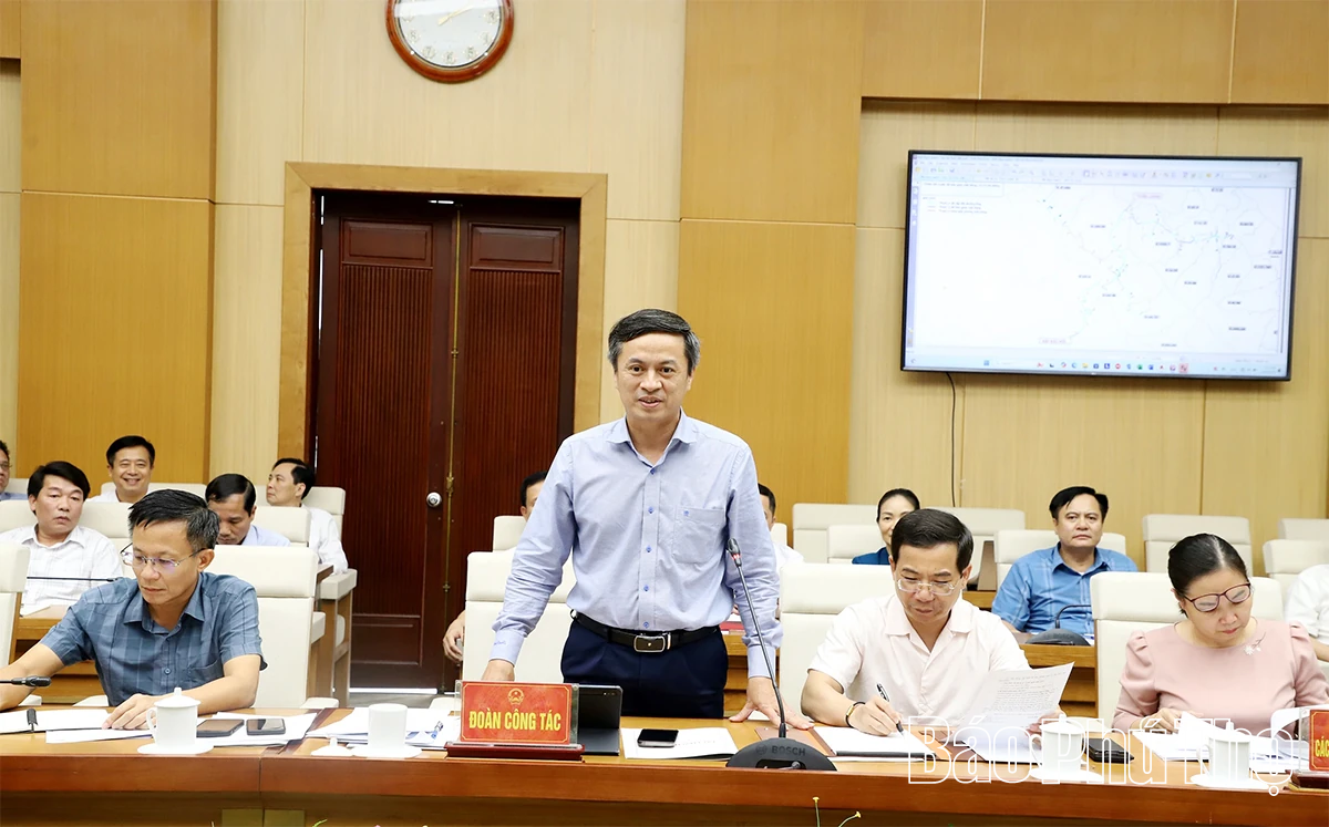 Đẩy nhanh tiến độ các dự án do Bộ Nông nghiệp và Môi trường đầu tư trên địa bàn