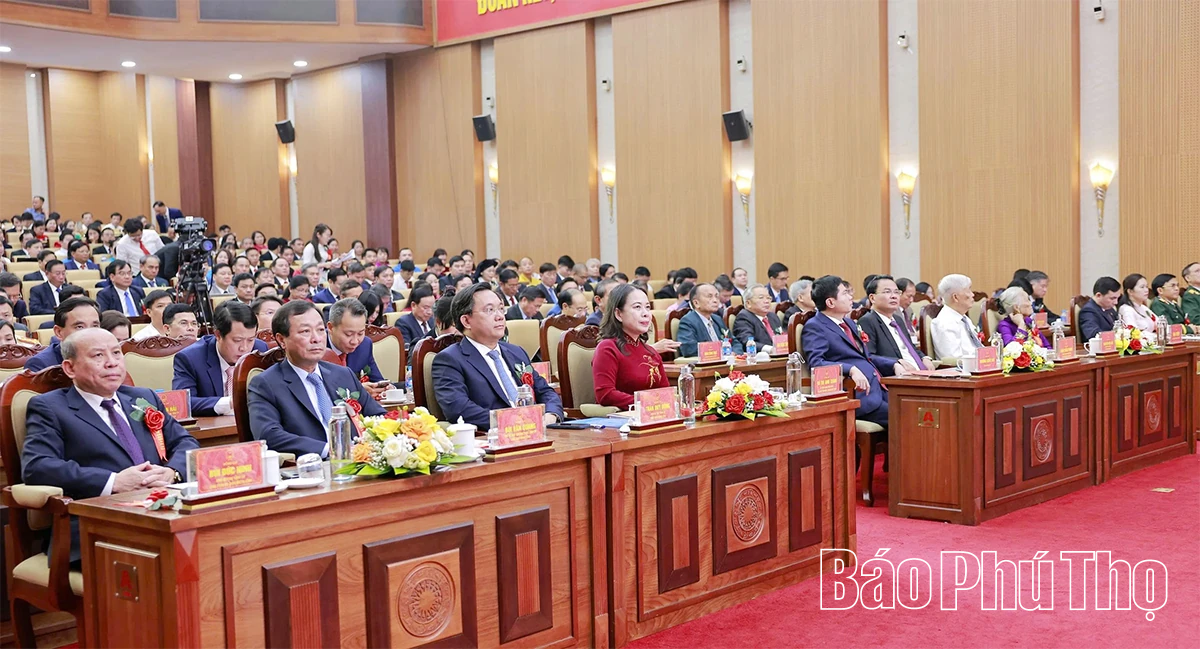 Phó Chủ tịch nước Võ Thị Ánh Xuân dự Đại hội Thi đua yêu nước tỉnh Phú Thọ lần thứ I