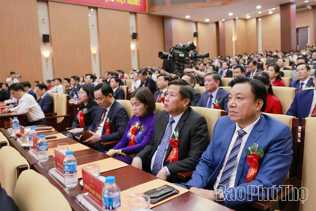 Phó Chủ tịch nước Võ Thị Ánh Xuân dự Đại hội Thi đua yêu nước tỉnh Phú Thọ lần thứ I