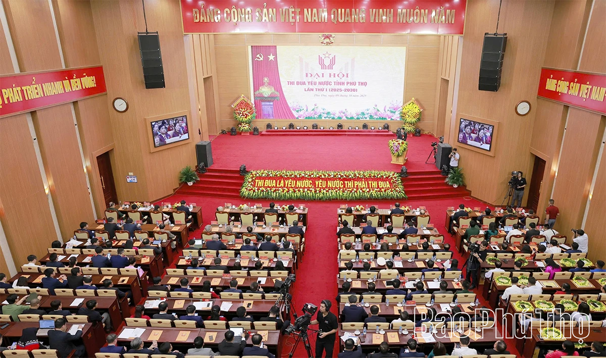 Phó Chủ tịch nước Võ Thị Ánh Xuân dự Đại hội Thi đua yêu nước tỉnh Phú Thọ lần thứ I