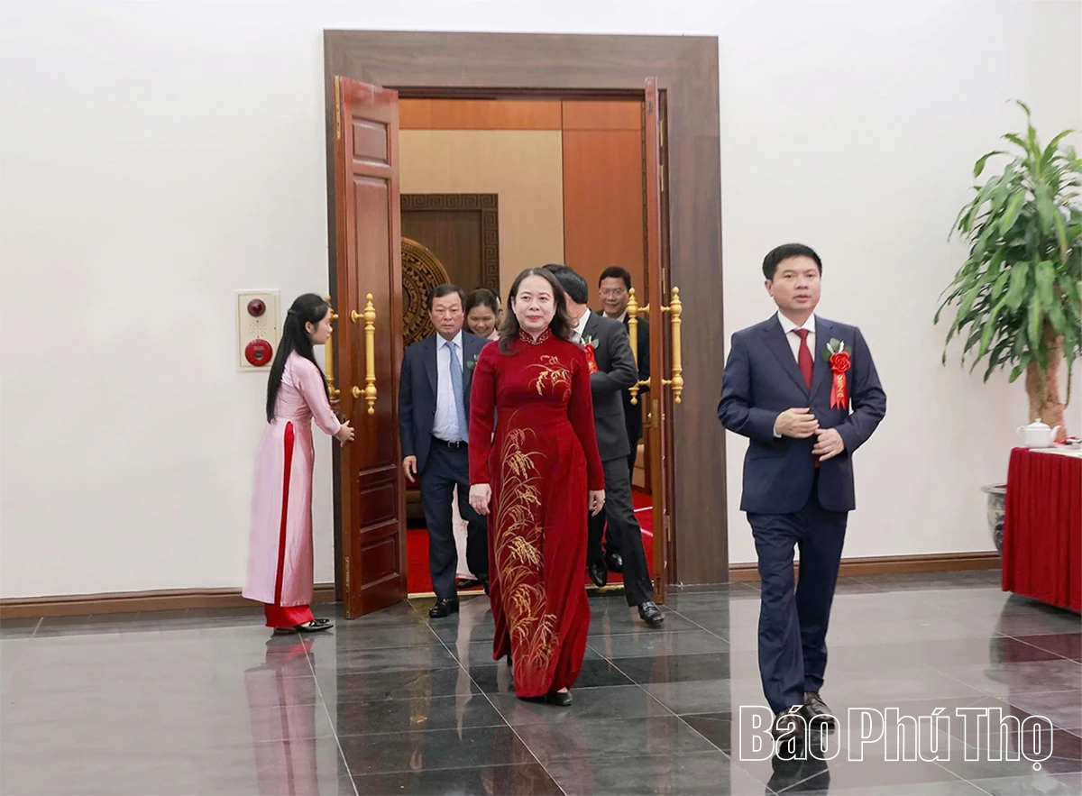 Phó Chủ tịch nước Võ Thị Ánh Xuân dự Đại hội Thi đua yêu nước tỉnh Phú Thọ lần thứ I