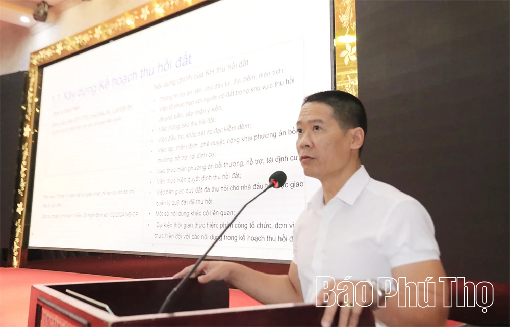 Hội nghị bồi dưỡng chuyên môn, tháo gỡ khó khăn, vướng mắc lĩnh vực đất đai