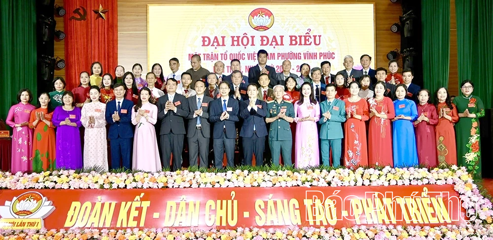 Đại hội đại biểu MTTQ phường Vĩnh Phúc lần thứ I, nhiệm kỳ 2025 - 2030