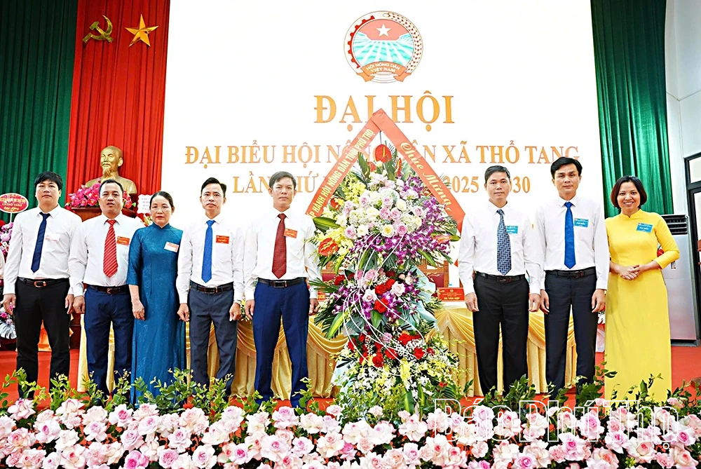 Đại hội Đại biểu Hội Nông dân xã Thổ Tang lần thứ I, nhiệm kỳ 2025–2030