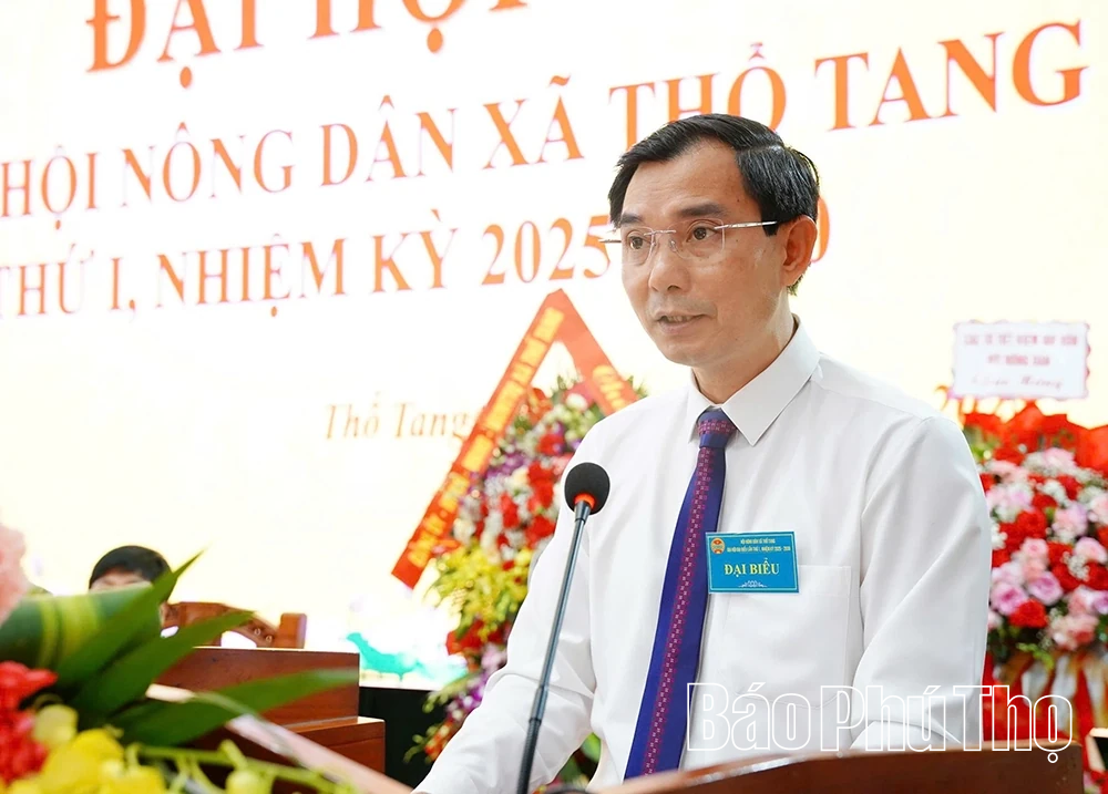 Đại hội Đại biểu Hội Nông dân xã Thổ Tang lần thứ I, nhiệm kỳ 2025–2030