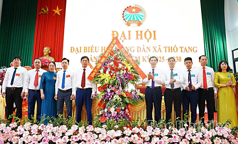 Đại hội Đại biểu Hội Nông dân xã Thổ Tang lần thứ I, nhiệm kỳ 2025–2030