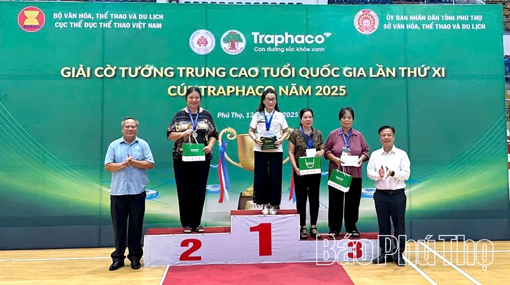 Bế mạc Giải Cờ tướng trung, cao tuổi toàn quốc lần thứ XI Cúp Traphaco