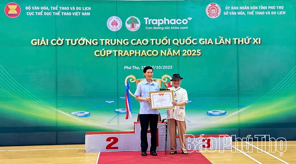 Bế mạc Giải Cờ tướng trung, cao tuổi toàn quốc lần thứ XI Cúp Traphaco