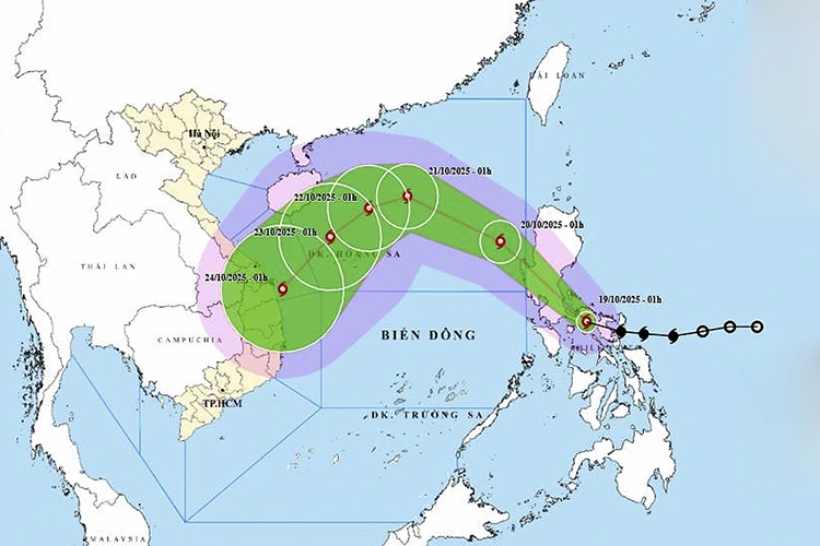 Thời tiết ngày 19/10: Bắc bộ chuyển lạnh, biển đông xuất hiện bão số 12
