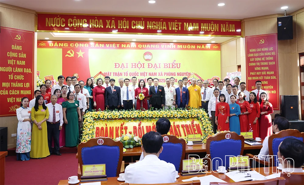 Đại hội đại biểu Mặt trận Tổ quốc xã Phùng Nguyên lần thứ I, nhiệm kỳ 2025-2030