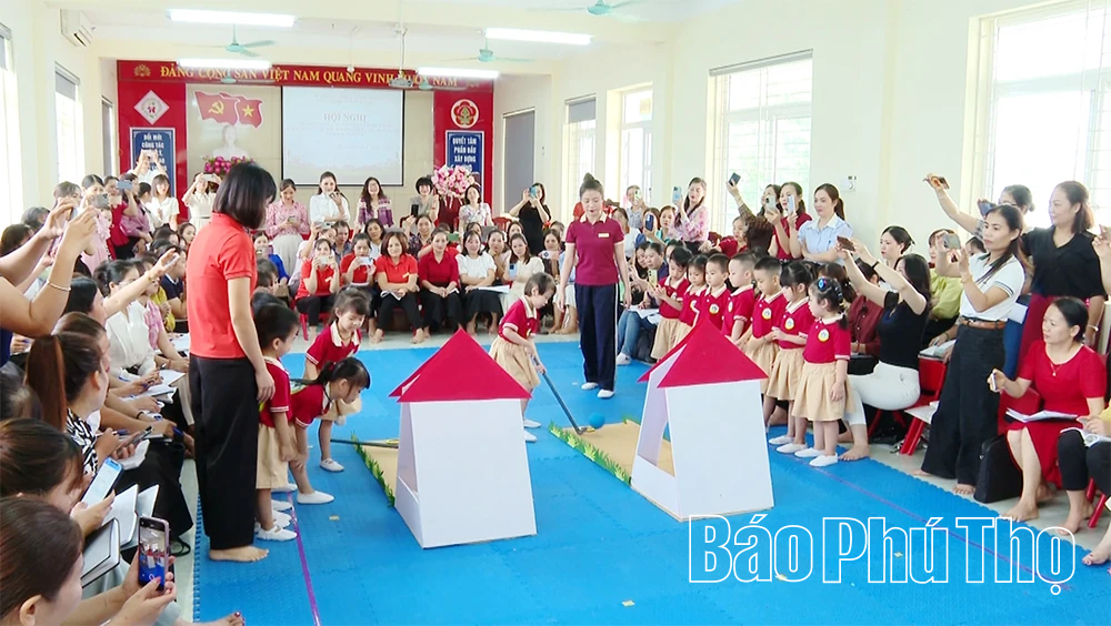 100 cán bộ, giáo viên mầm non được tập huấn nâng cao năng lực chuyên môn