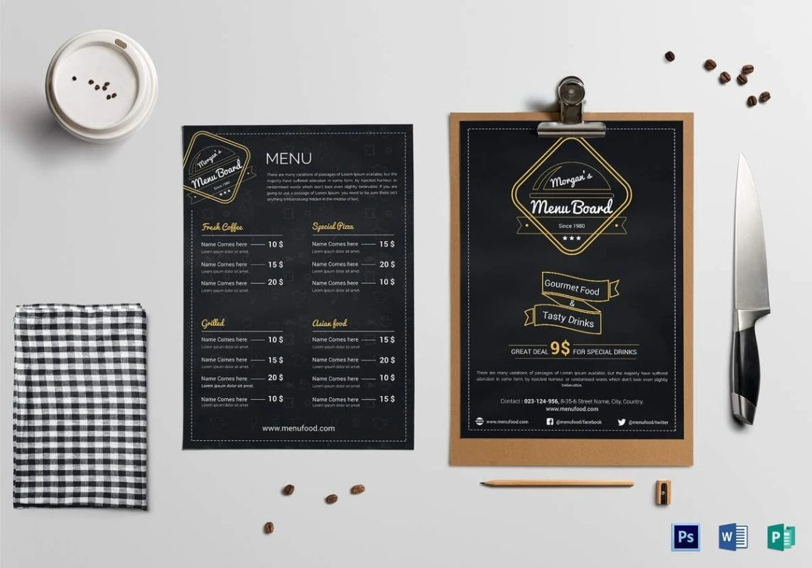 In Menu (Thực đơn) – Nâng tầm hình ảnh thương hiệu ẩm thực qua từng chi tiết