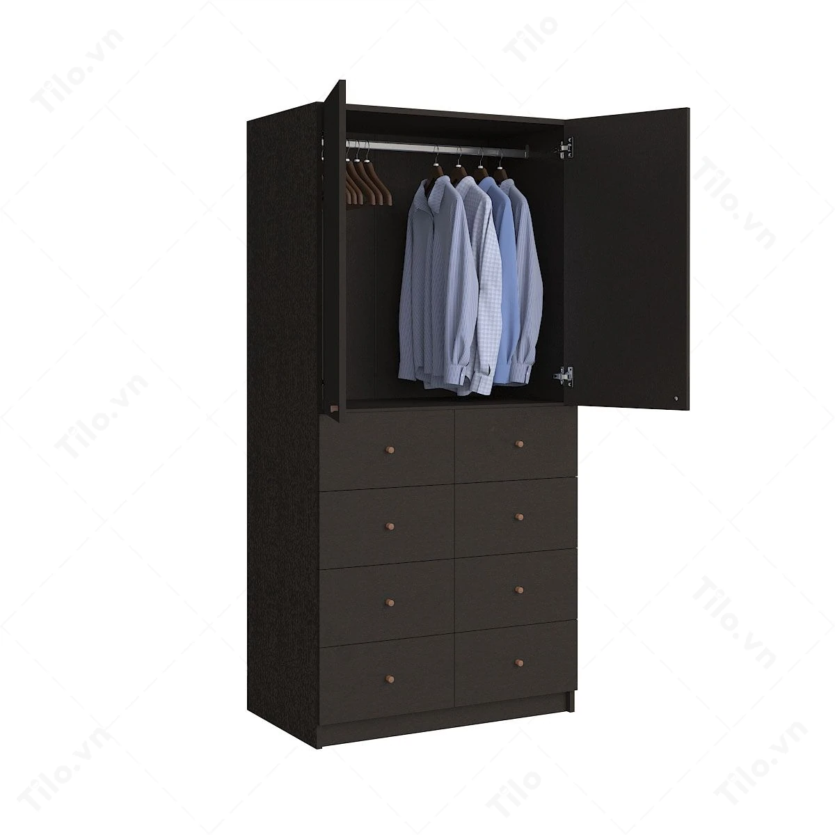 5 Mẫu tủ quần áo 2 cánh được ưa chuộng nhất hiện nay