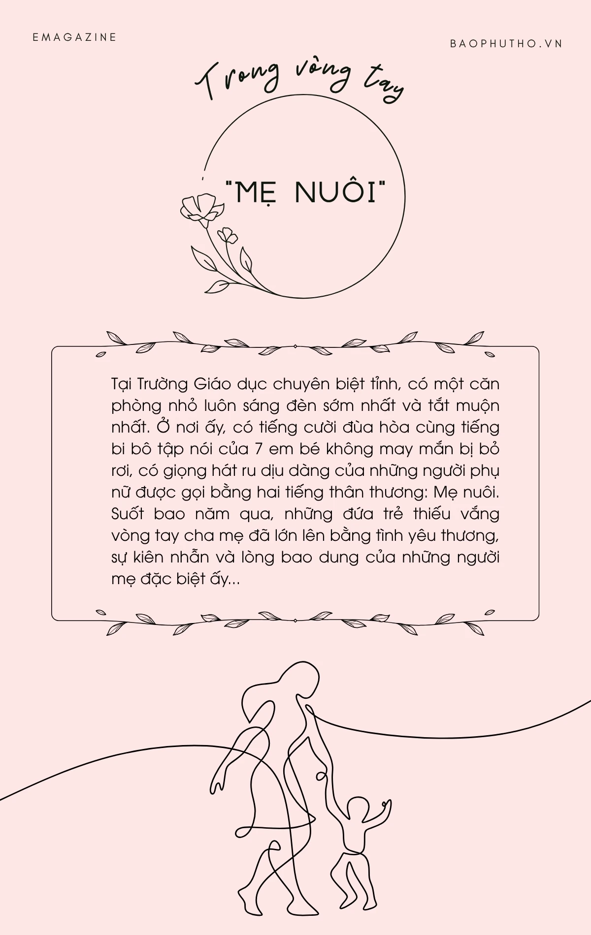Trong vòng tay “Mẹ nuôi”