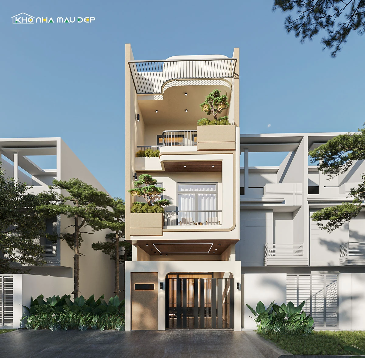 Công ty thiết kế kiến trúc nhà 3 tầng Uy Tín - Kho Nhà Mẫu Đẹp