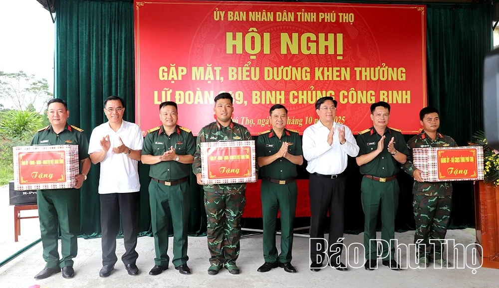 Biểu dương, khen thưởng Lữ đoàn 249 – Binh chủng Công binh