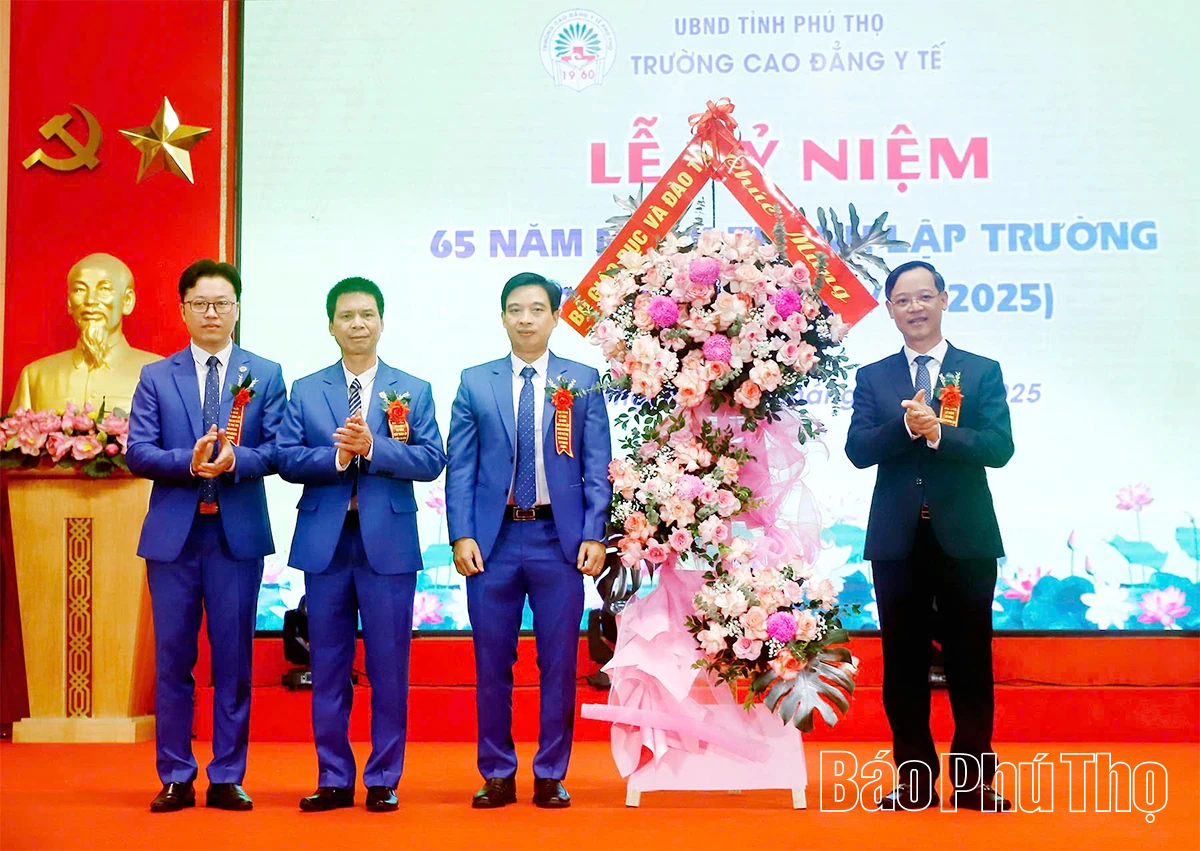 Trường Cao đẳng Y tế Phú Thọ kỷ niệm 65 năm ngày thành lập
