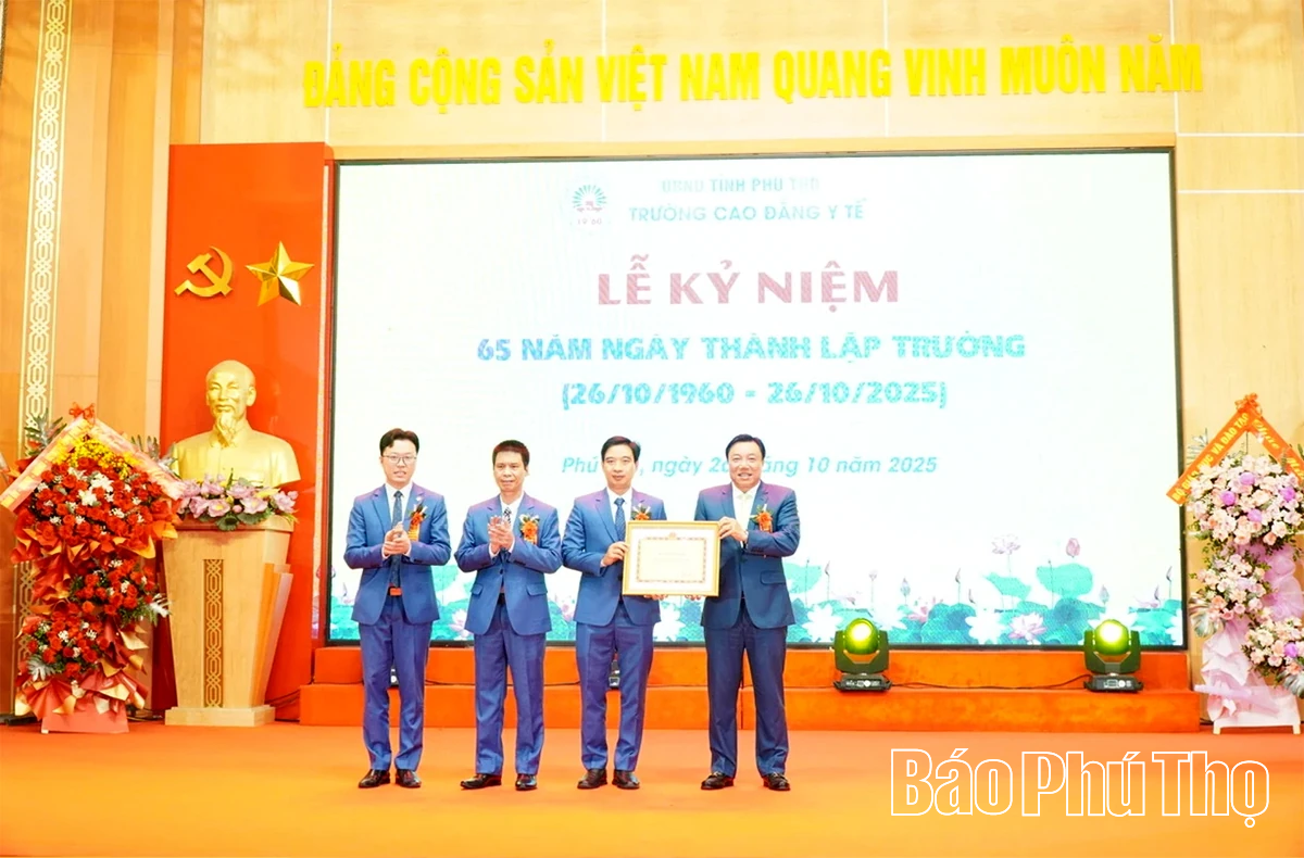 Trường Cao đẳng Y tế Phú Thọ kỷ niệm 65 năm ngày thành lập