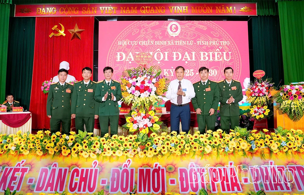 Đại hội đại biểu Hội Cựu chiến binh xã Tiên Lữ, nhiệm kỳ 2025 – 2030