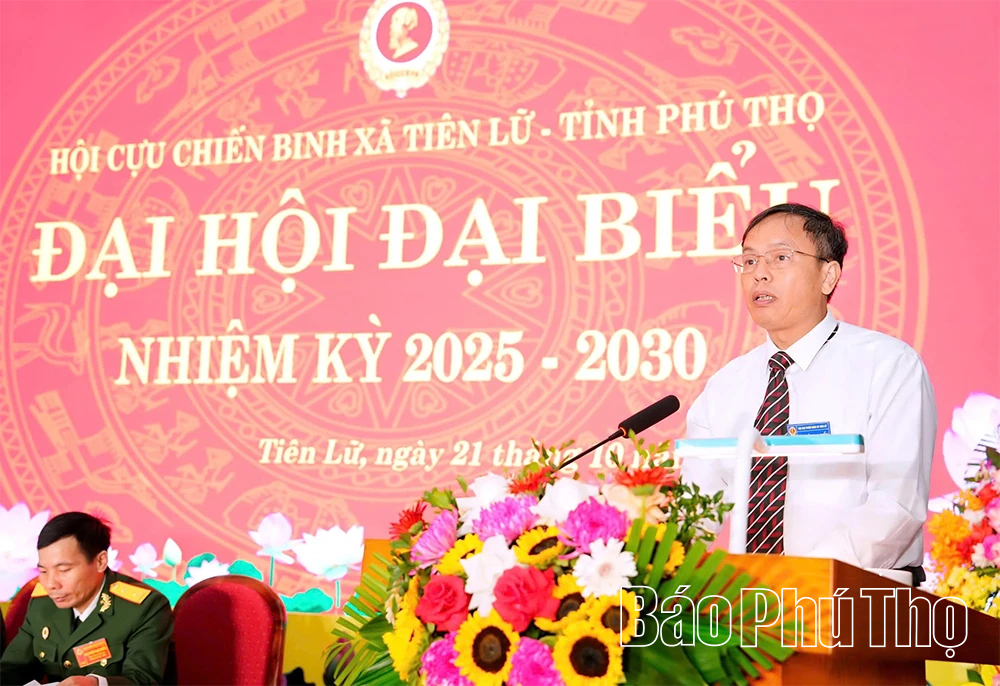 Đại hội đại biểu Hội Cựu chiến binh xã Tiên Lữ, nhiệm kỳ 2025 – 2030