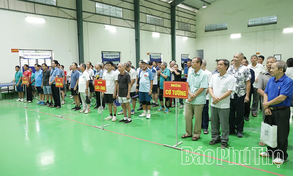 Phường Vĩnh Phúc giao lưu thi đấu thể thao năm 2025