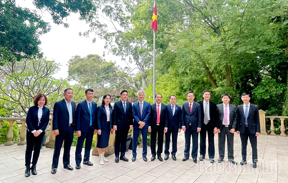 Đoàn công tác tỉnh Phú Thọ thăm và làm việc với Tổng Lãnh sự quán Việt Nam tại Sydney, Australia
