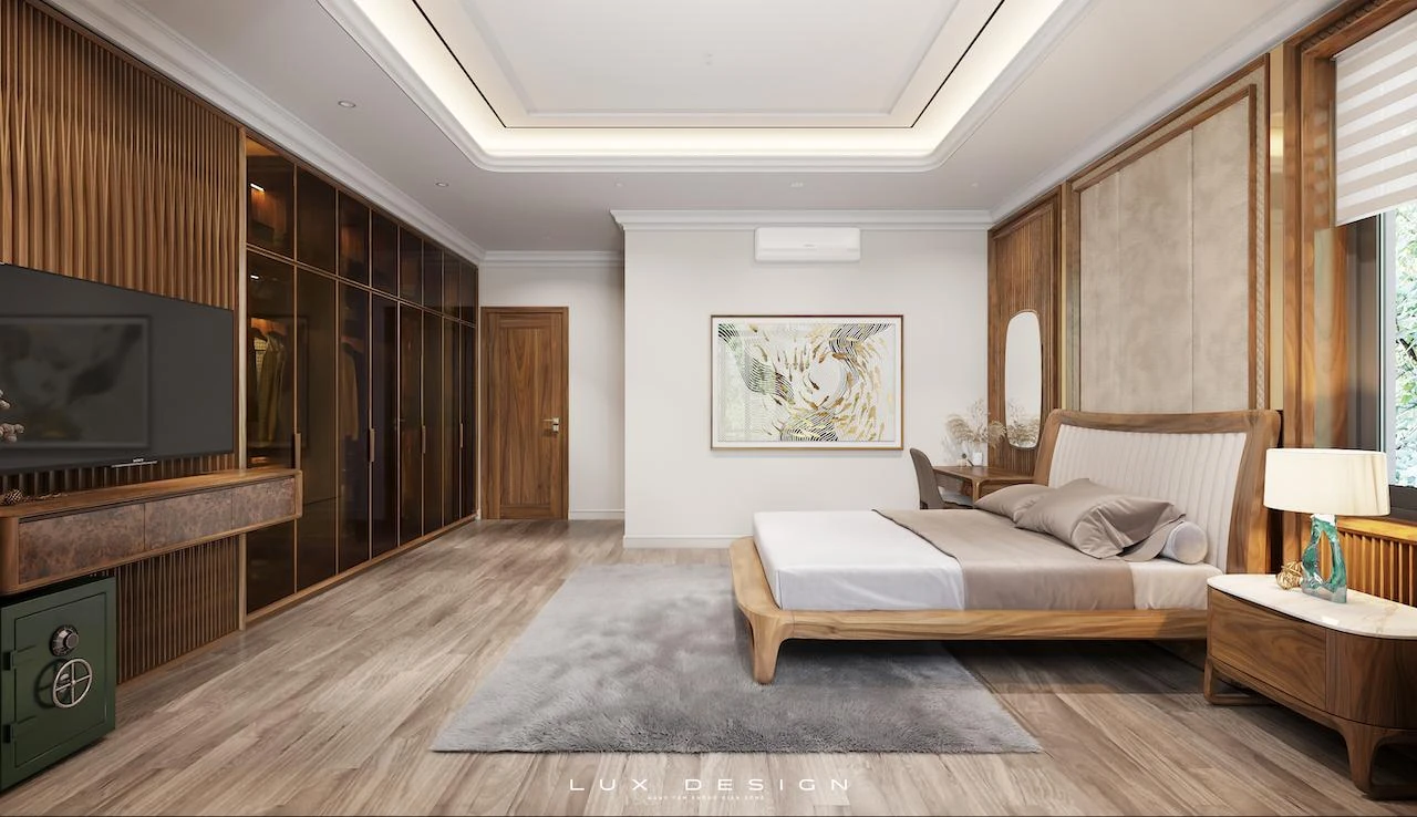 Thiết kế và thi công nội thất gỗ óc chó tại Phú Thọ